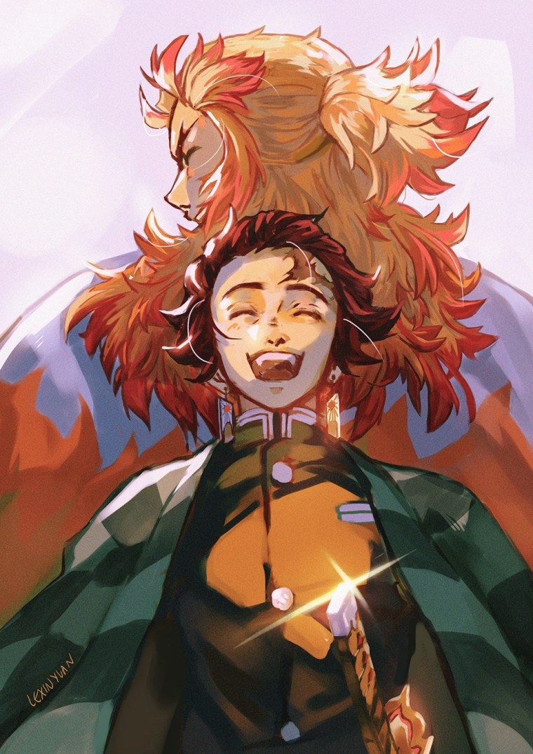 Танжиро и Ренгоку