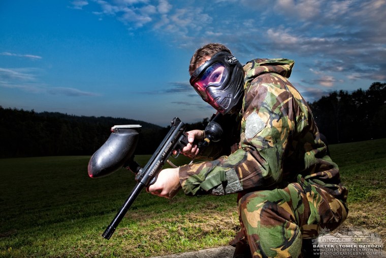 Пейнтбол реклама