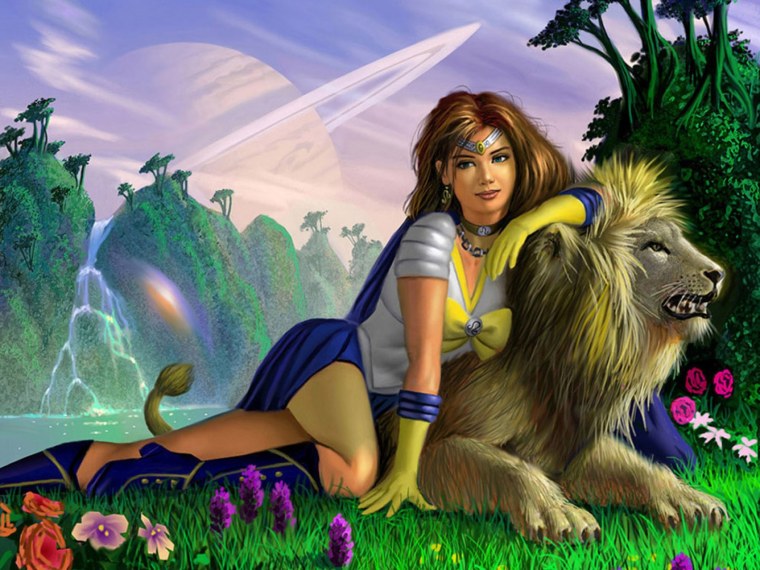 Тигр и девушка