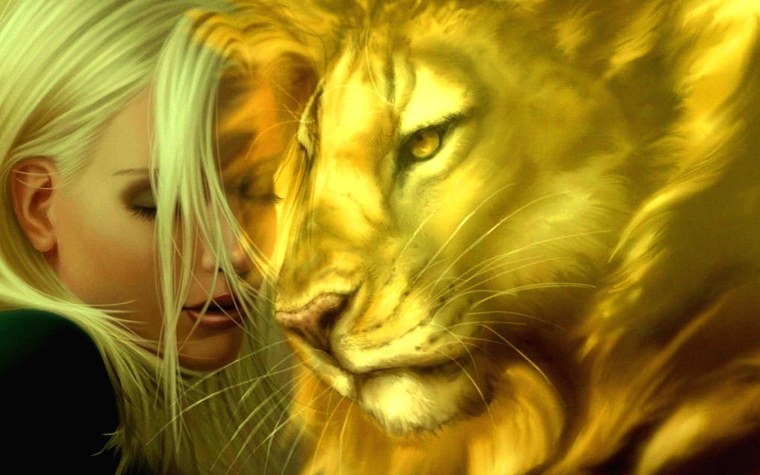 Девушка и Лев