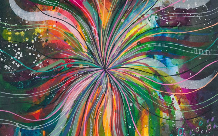 Радужные обои Эстетика