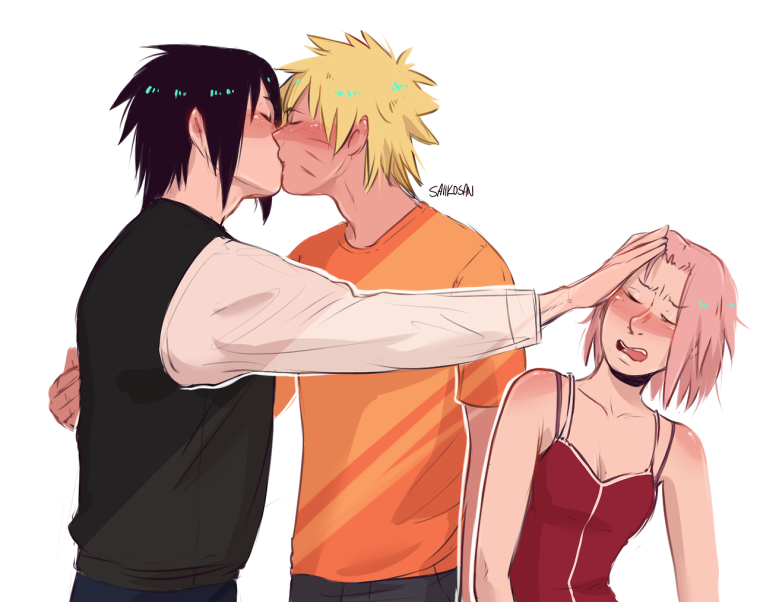 Наруто и Саске шип