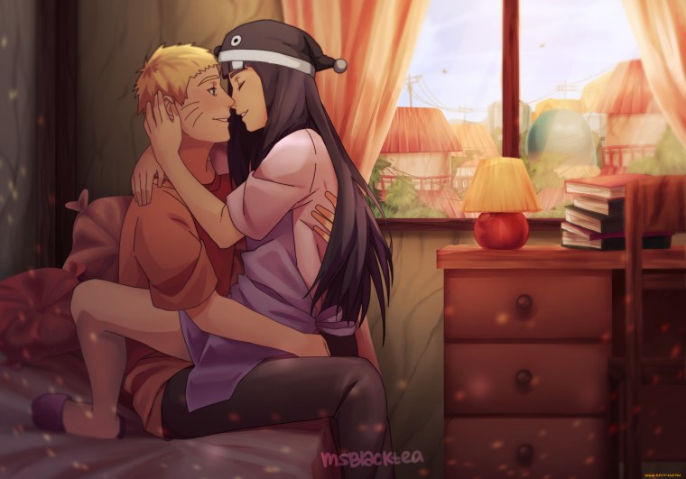 Хината Хьюга и Наруто Узумаки