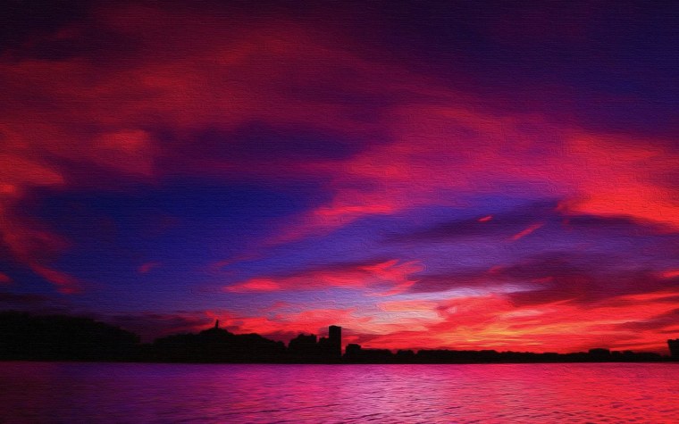 Красный закат