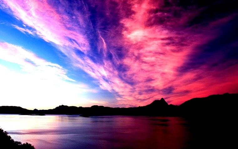 Малиновый закат