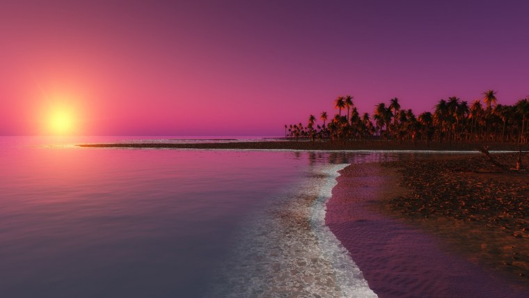 Фиолетовый закат