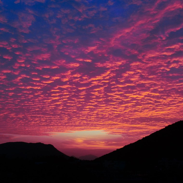 Розовое небо