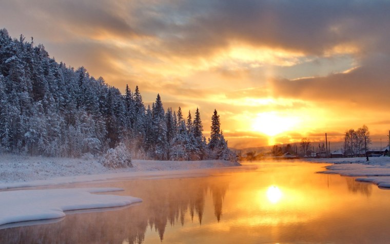 Рассвет зимой