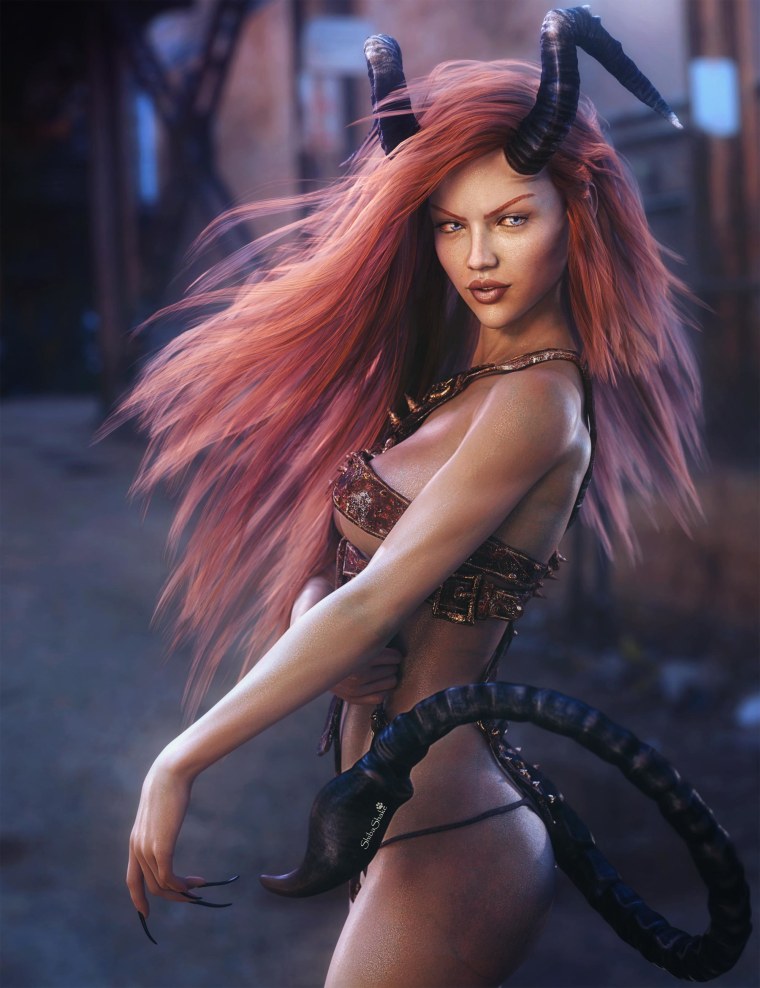 Девушка демон