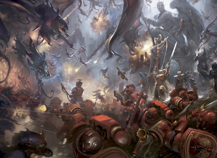 Warhammer 40k Космодесант против хаоса