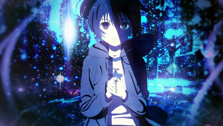 Черные обои аниме