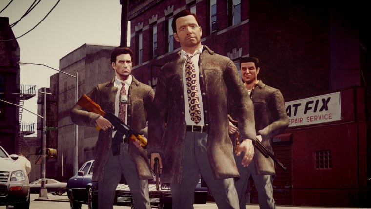 Макс Пейн нуарный арт