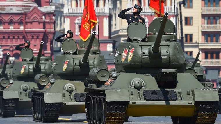 Парад Победы 2020 в Москве т-34