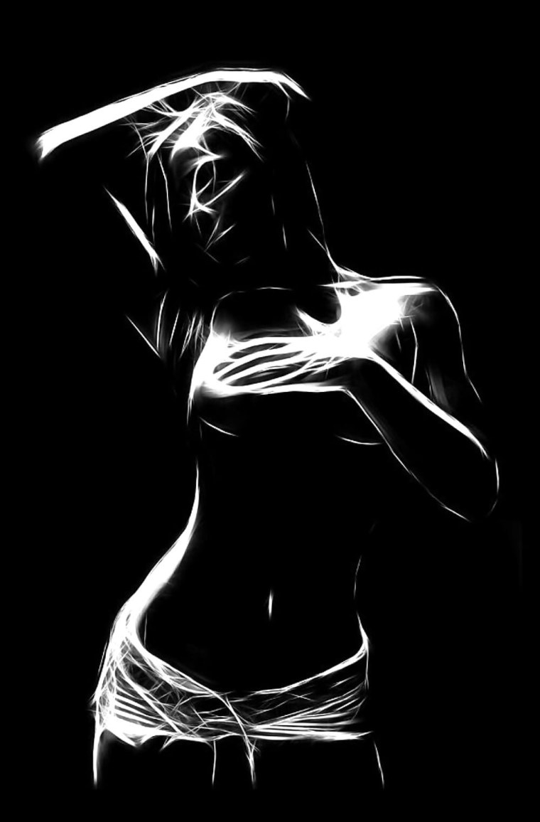 Тело девушки абстракция