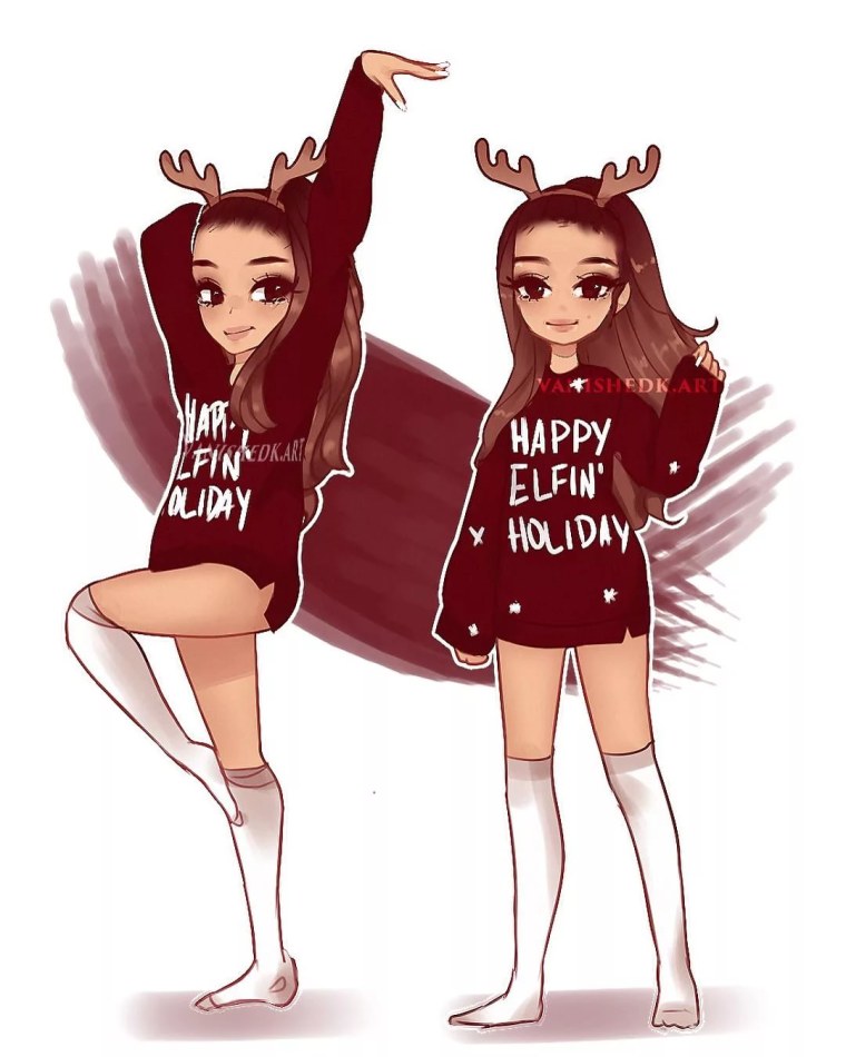 Ариана Гранде мультяшная