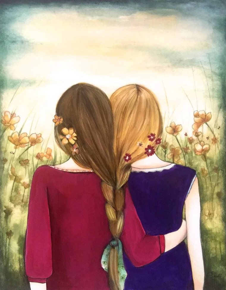 Две девочки из мультика