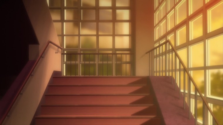 Аниме фон коридор