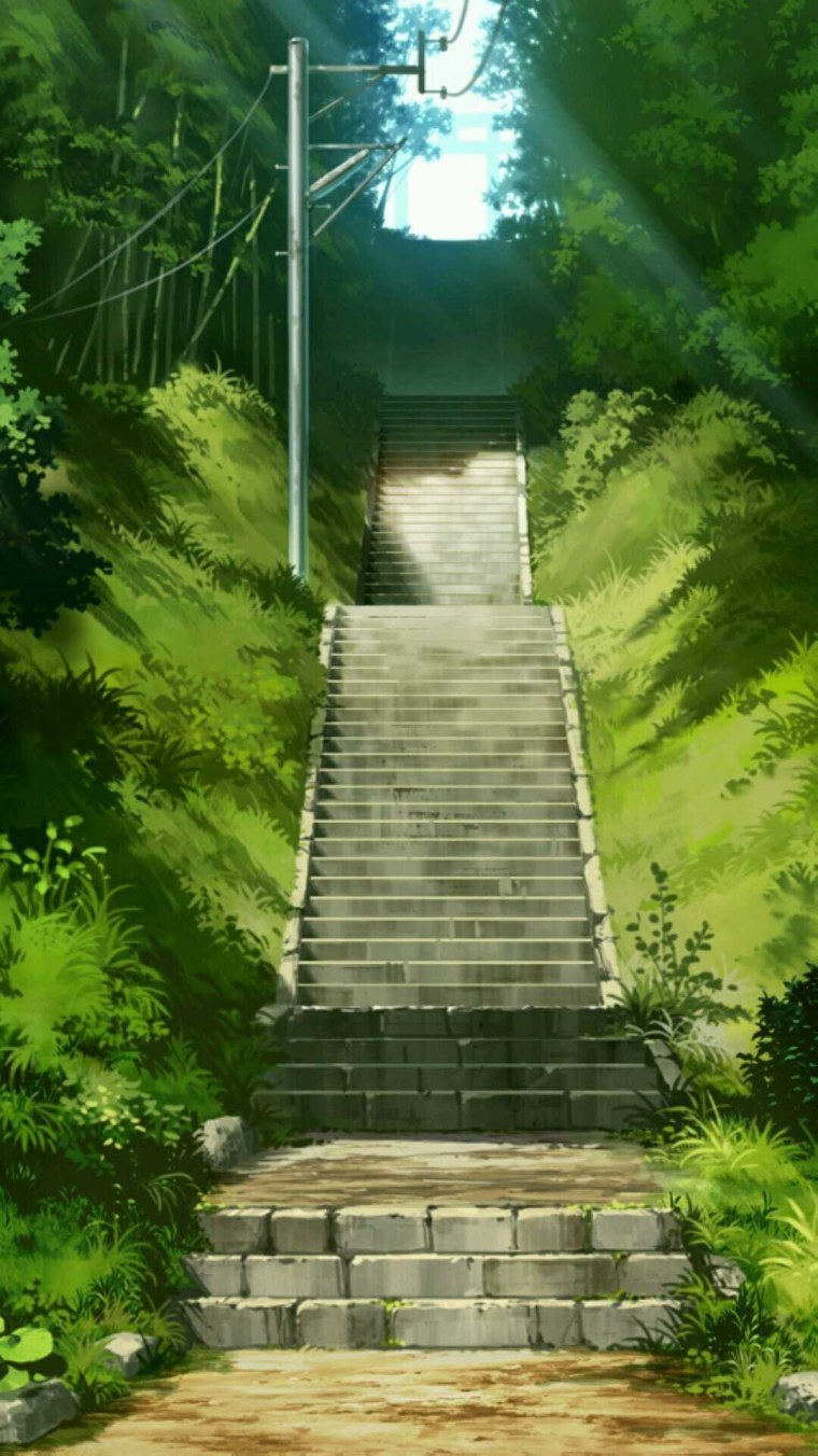 Лестница пейзаж