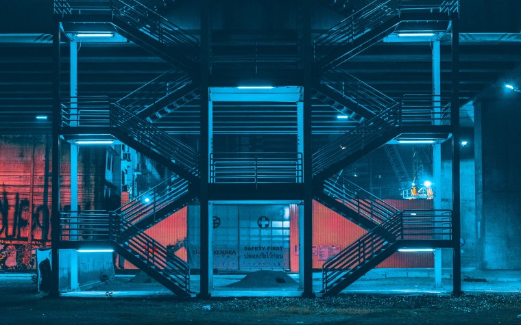 Неоновые обои на рабочий стол