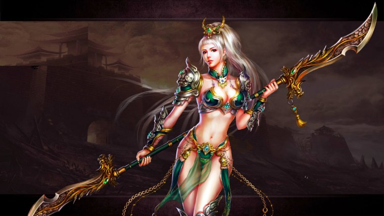 Обои на рабочий стол девушки фэнтези