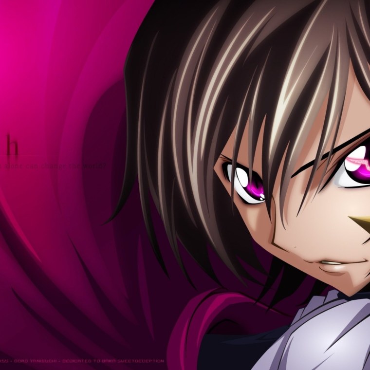 Код Гиас Лелуш глаза