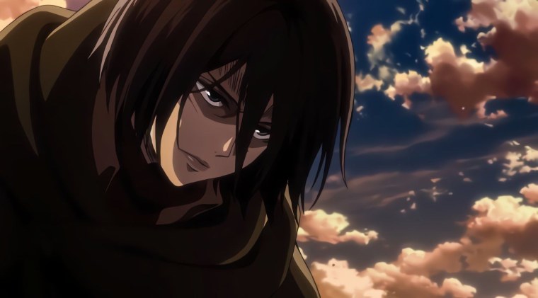 Микаса Аккерман аниме