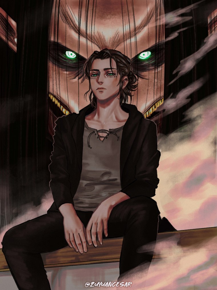 Атака титанов Эрен Эстетика