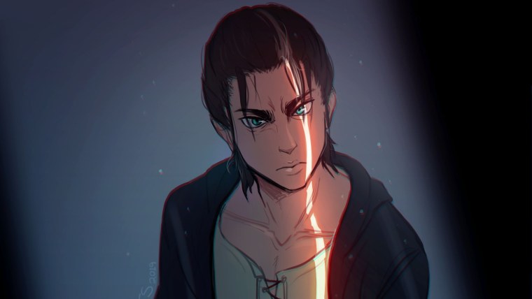 Эрен Йегер боком