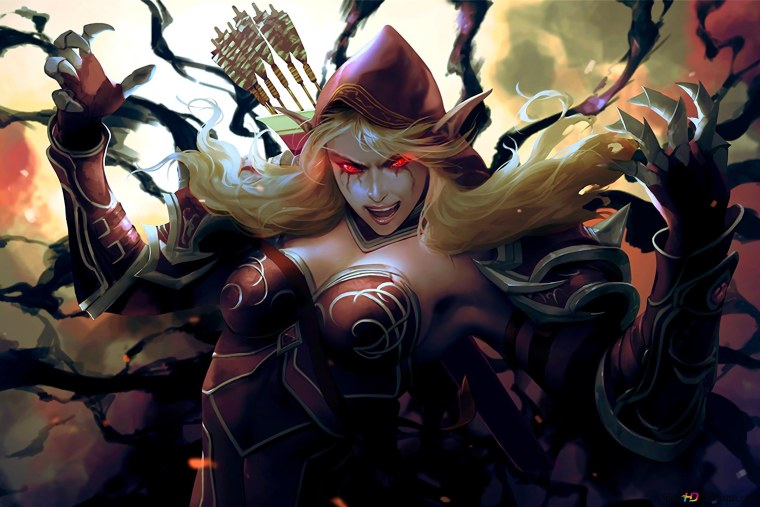 Сильвана Ветрокрылая 4к