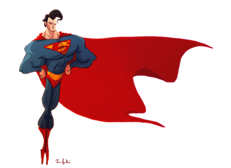 Бизнесмен Супермен поп арт