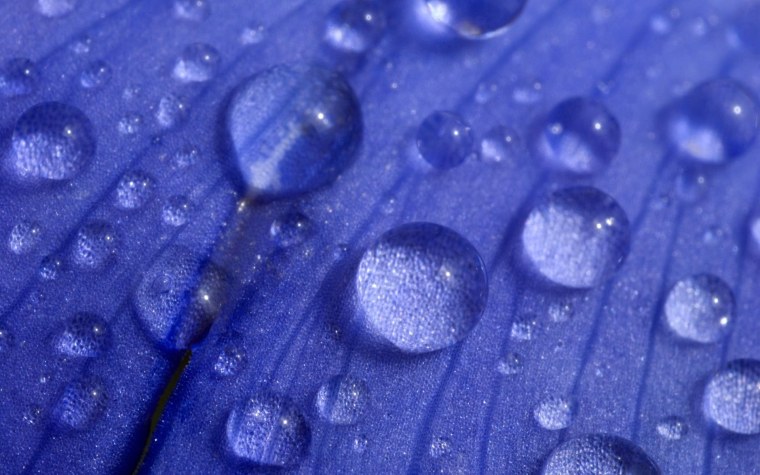 Голубой фон с пузырьками воды