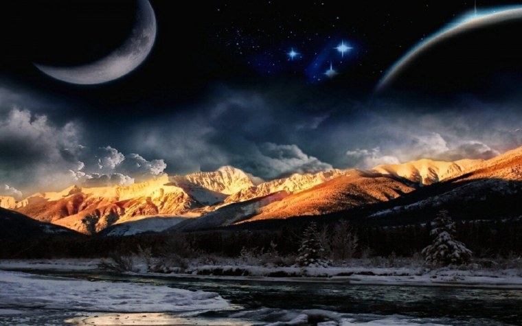 Космос в горах