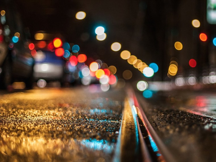 Ночная дорога в Огнях