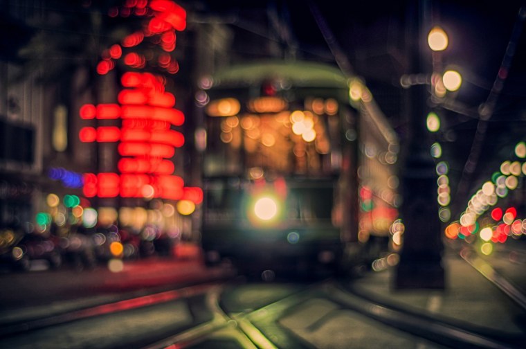 Размытые огни