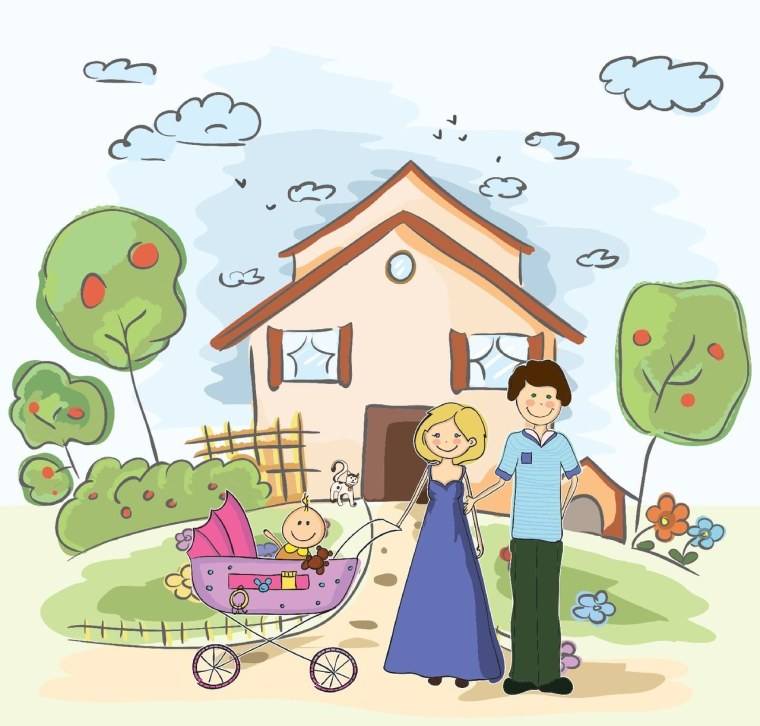 Дом мультяшный