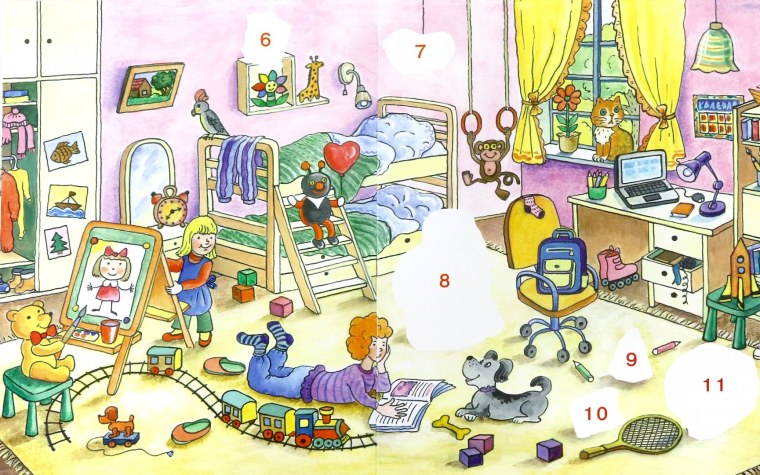 Домик акварель