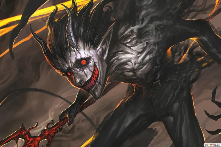 Чёрный Клевер демон Люцифер