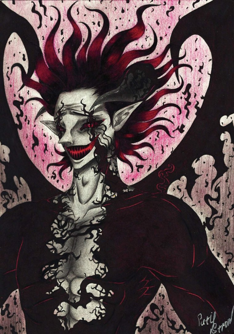 Мегикула демон черный Клевер