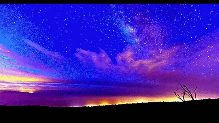 Темно синий океан