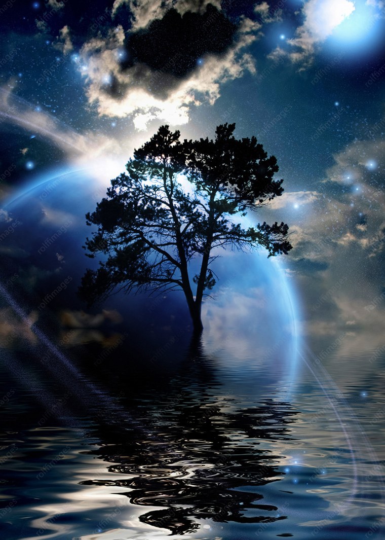 Гифы фэнтези природа