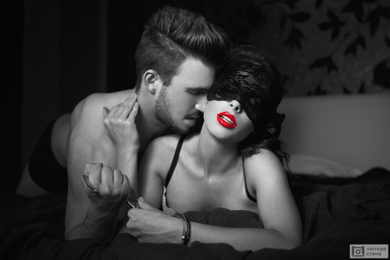 Брутальный мужчина и женщина