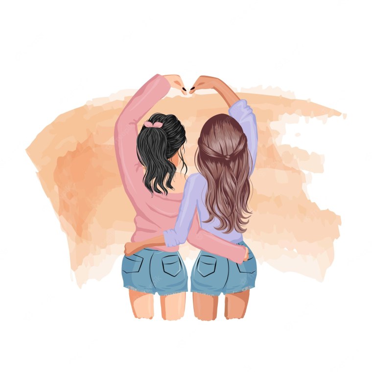 Рисунки для подруги чтобы поддержать