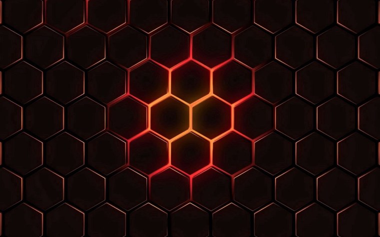 Неоновые соты