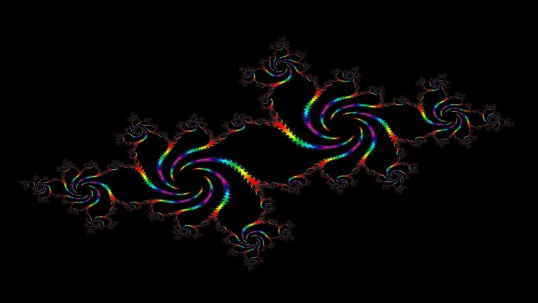 Абстракция на черном фоне обои