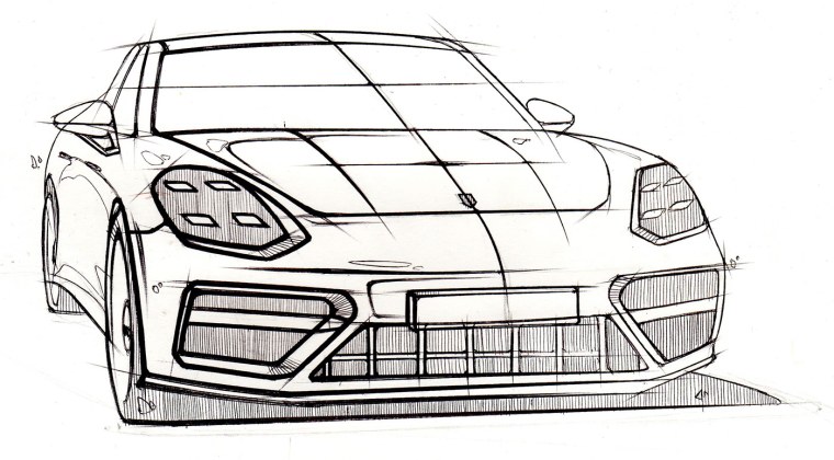 Разукрашку Порше Панамера