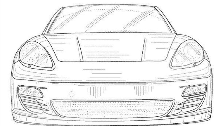 Раскраска Порше Панамера