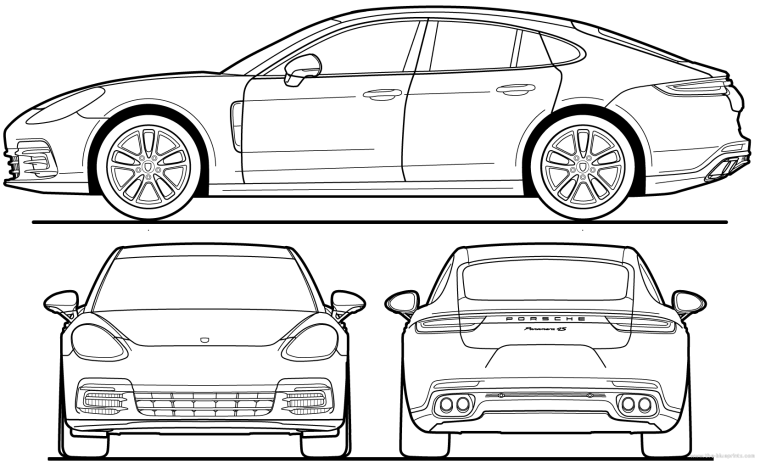 Porsche 911 Blueprint