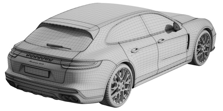 Чертеж Porsche Panamera Turbo