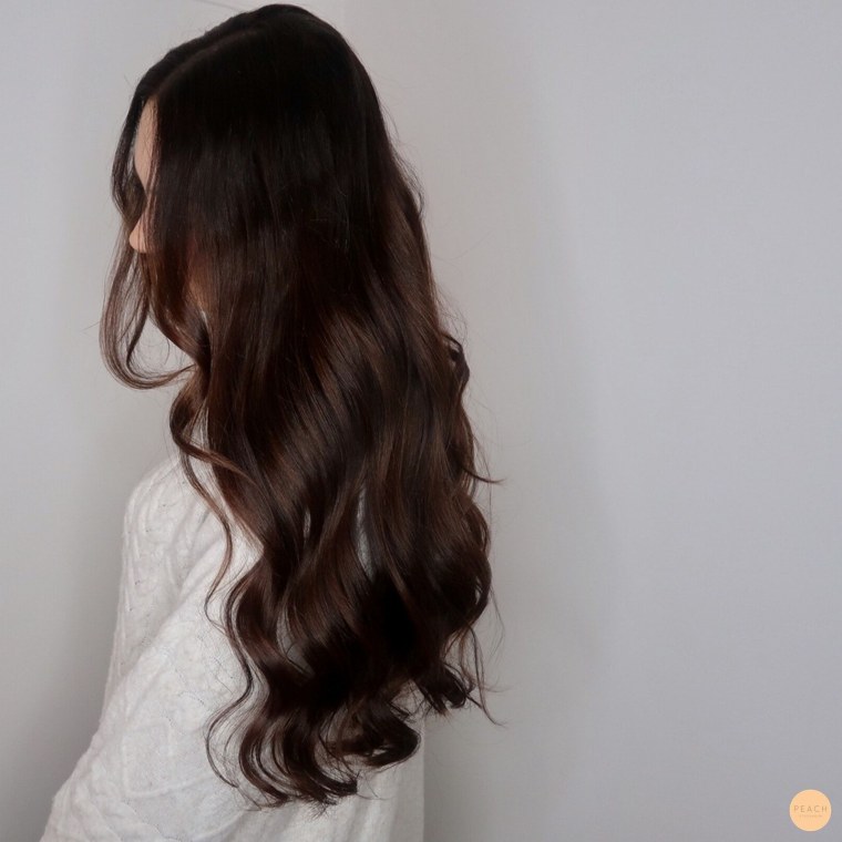 Коричневые волосы Эстетика