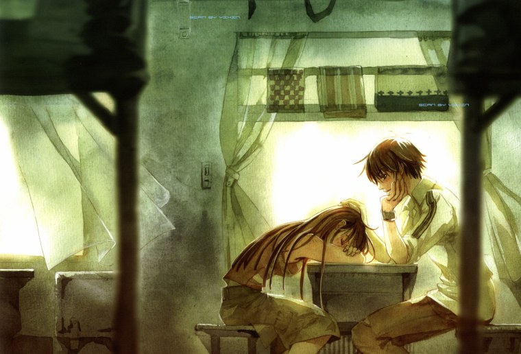 Парень и девушка в больнице арт